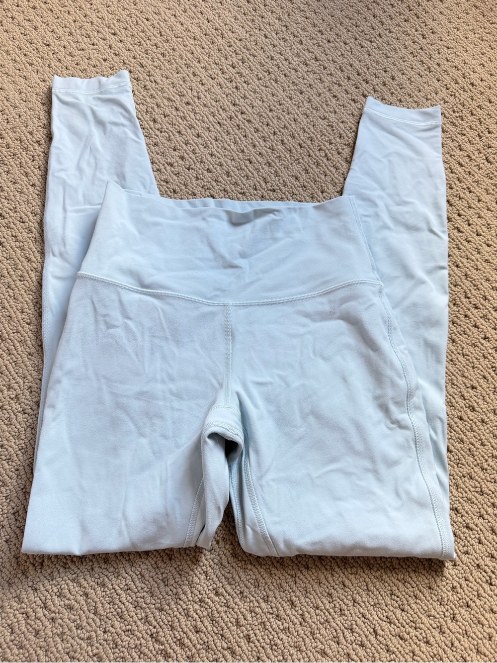 lululemon athletica Pale Blue High-Rise Leggings double lined